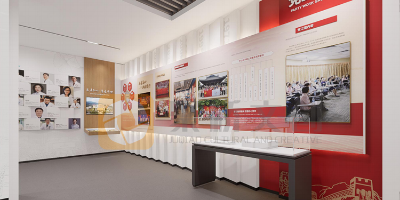 醫(yī)院黨建文化長(zhǎng)廊設(shè)計(jì)案例：如何融合“紅色脈動(dòng)”與“醫(yī)者仁心”？