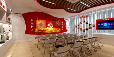 黨建文化館的主題可以分成幾個版塊？