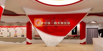 非公企業數字黨建展廳入口設計：打造紅色文化新地標